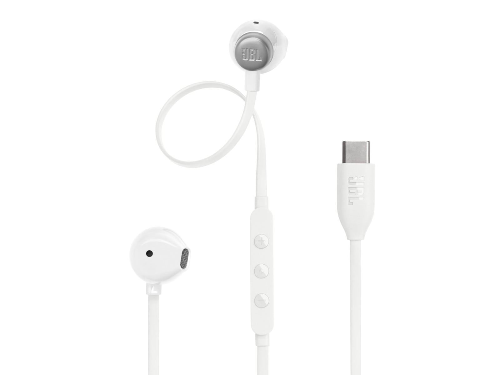 JBL - Tune 305C In-Ear Headphones - White