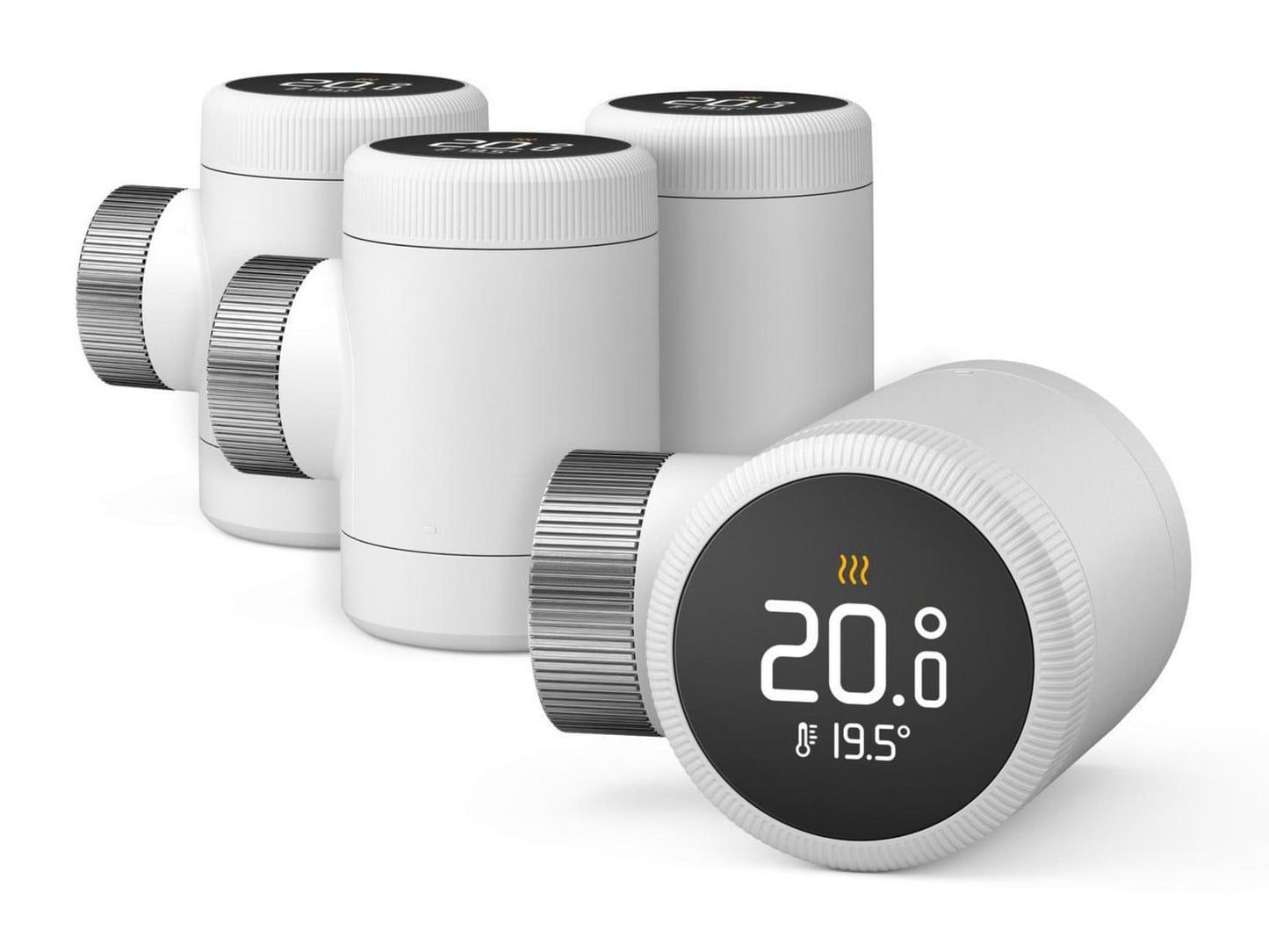tado - Smart Radiator Thermostat X Quattro Pack Smart Thermostats - White (EU)