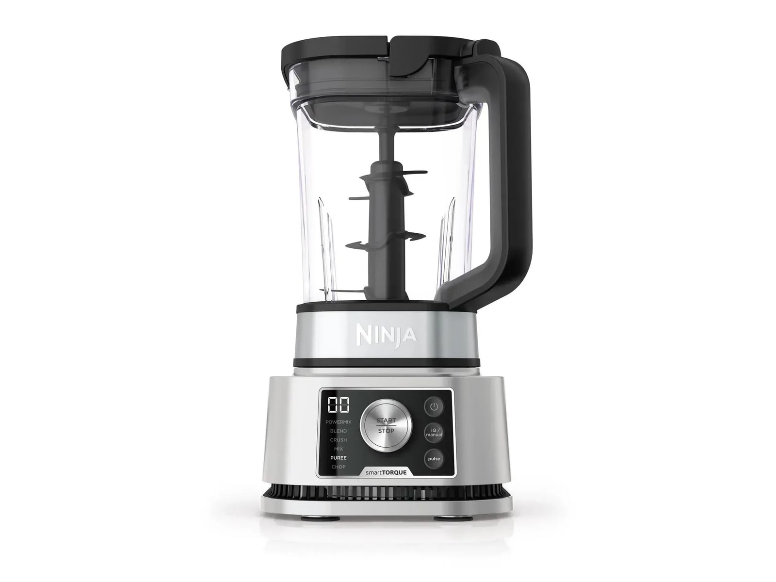 Ninja - CB350EU FOODI 3-IN-1 Power Nutri Mixer Silver Blenders & Mixers