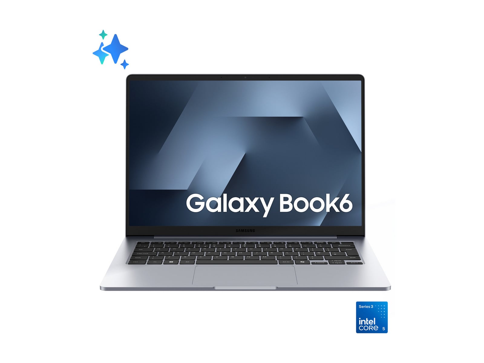 Samsung - Galaxy Book6 14" - Intel Core 5 315 chip - 8GB Memory - 256GB SSD - Gray