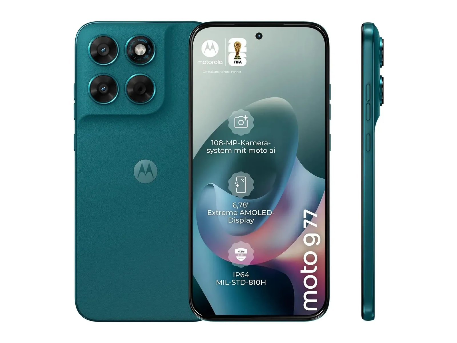 Motorola - Moto G77 5G 256GB - Pantone Shaded Spruce