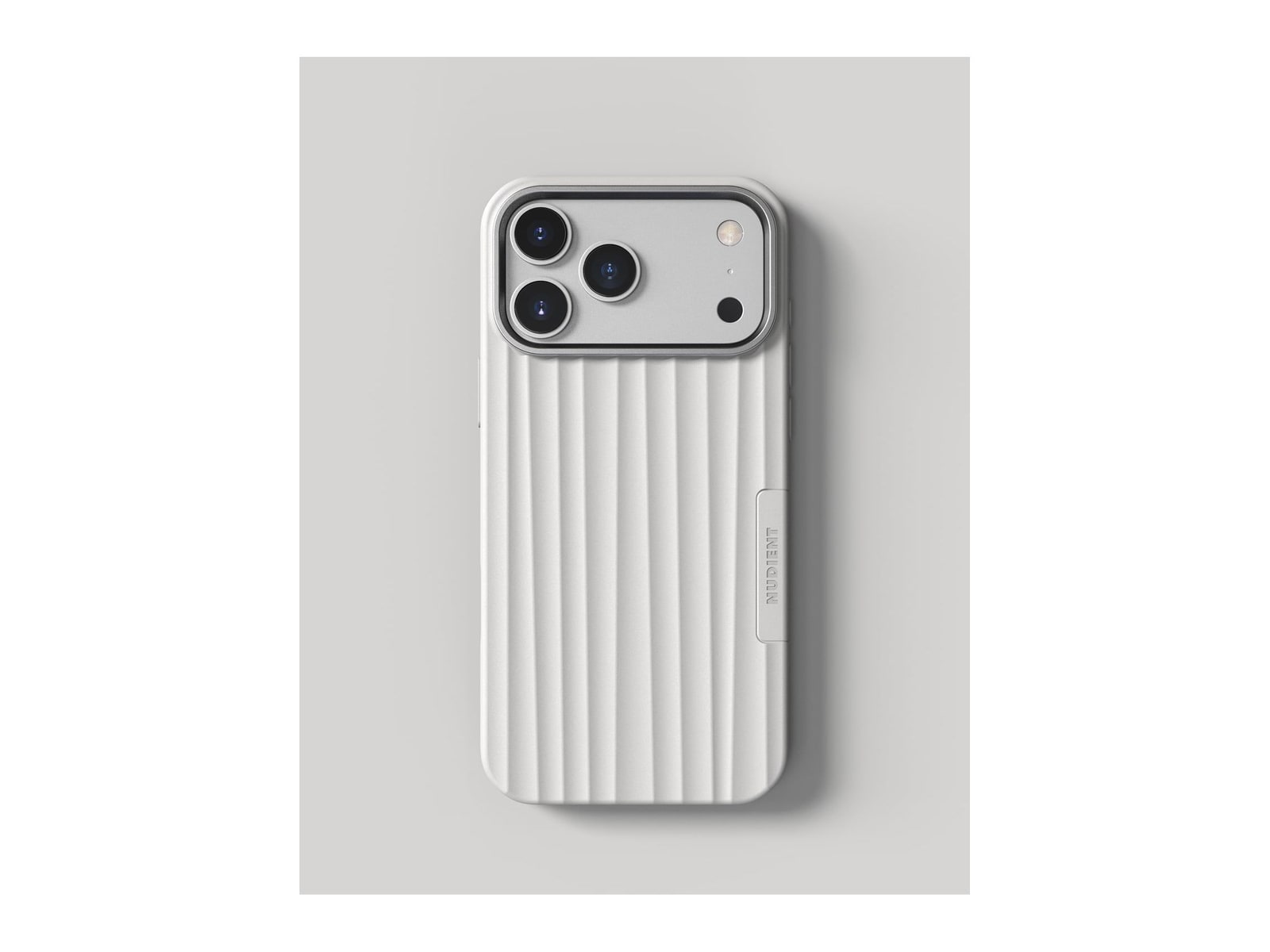Nudient - Bold Case with MagSafe for iPhone 18 Pro Max - Chalk White