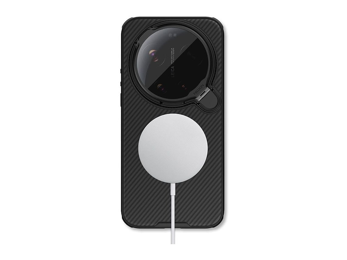 Nillkin - MagSafe Compatible CamShield CamProp Case with Tinted Clear Camera Cover - Xiaomi 17 Ultra - Black
