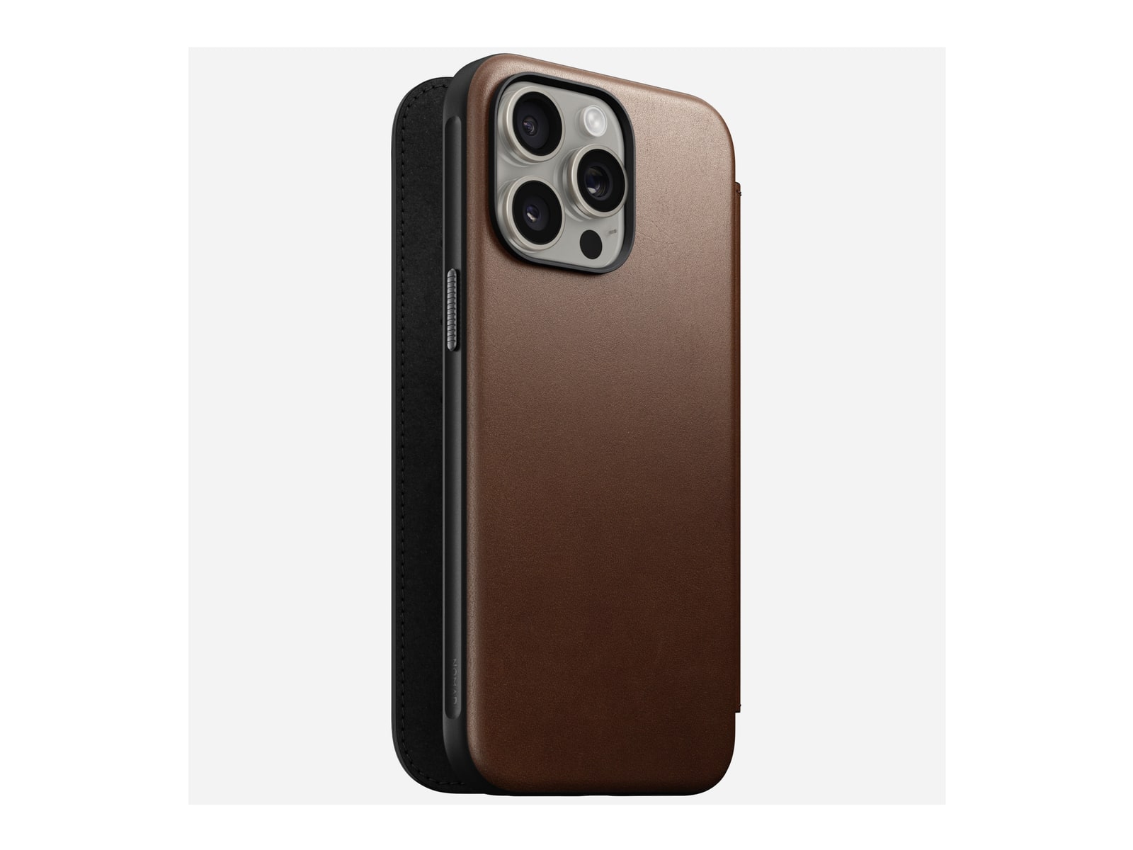 Nomad - Modern Leather Folio - iPhone 15 Pro Max - Brown