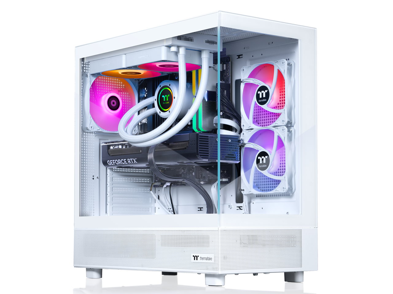 Thermaltake - LCGS View 7870S-270 - AMD Ryzen 7 7800X3D chip - 32GB Memory - 1TB SSD - White
