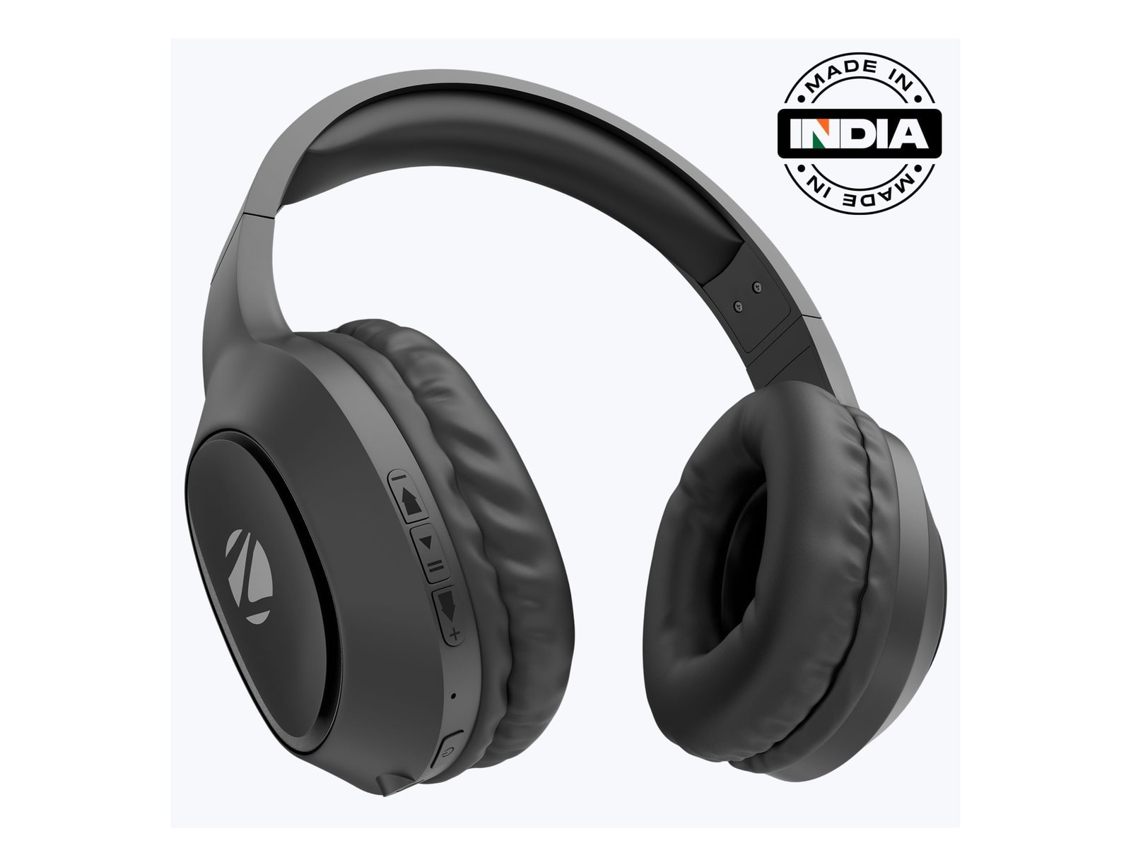 Zebronics - Zeb Thunder Neo Over-Ear Headphones - Black