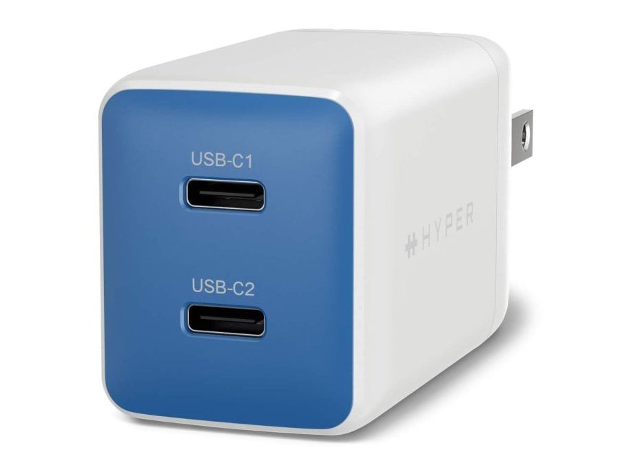 Hyper - HyperJuice Flex 45W GaN Charger Snorkel Blue Wall Chargers