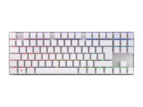 Cherry - MX 8.2 TKL Wireless Keyboards - Silver/White (EU)