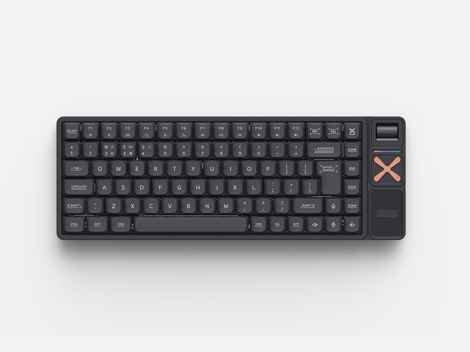IQUNIX - Magi75 Pro ISO UK Wireless Keyboards - Shadow Black