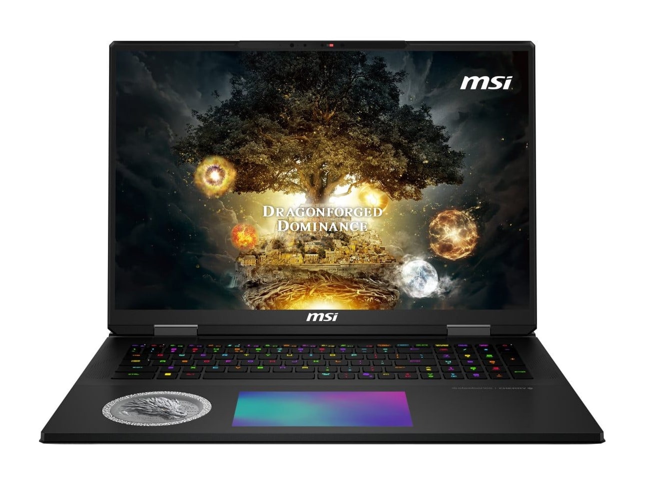 MSI - Titan 18 HX Dragon Edition Norse Myth 18" - Intel Core Ultra 9 285HX chip - 64GB Memory - 2TB SSD - Black