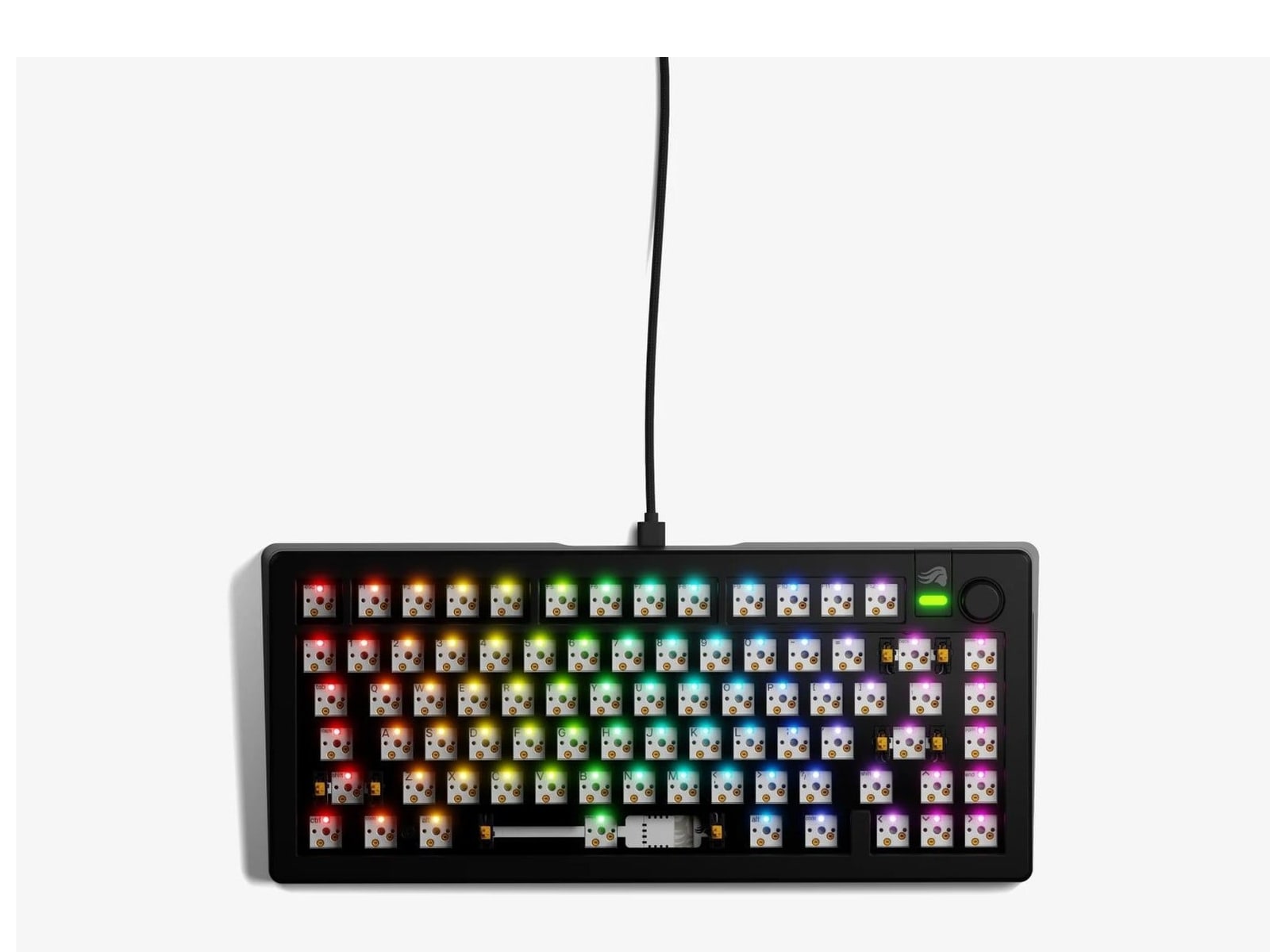 Glorious - GMMK 3 Barebones 75% Mechanical Keyboards - Black