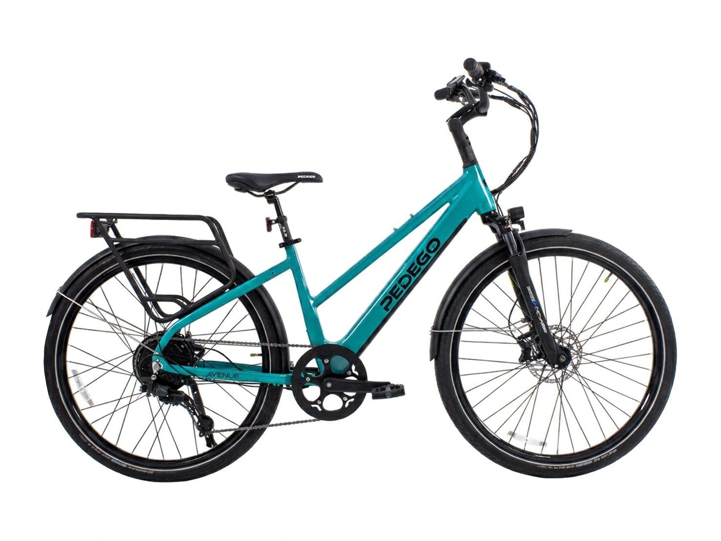 Pedego - Avenue Pro 28-inch Step-Thru Teal Gloss Electric Bikes