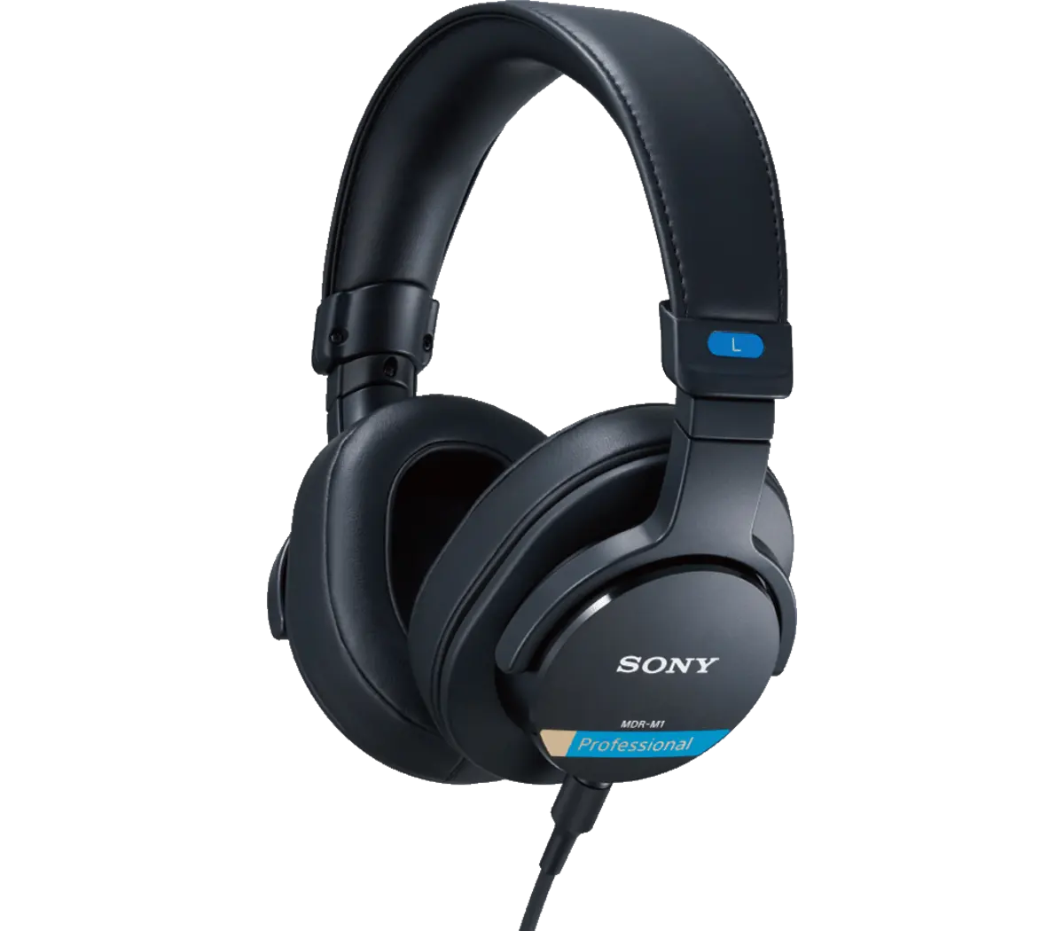 Sony - MDR-M1 Studio Monitor Over-Ear Headphones - Black