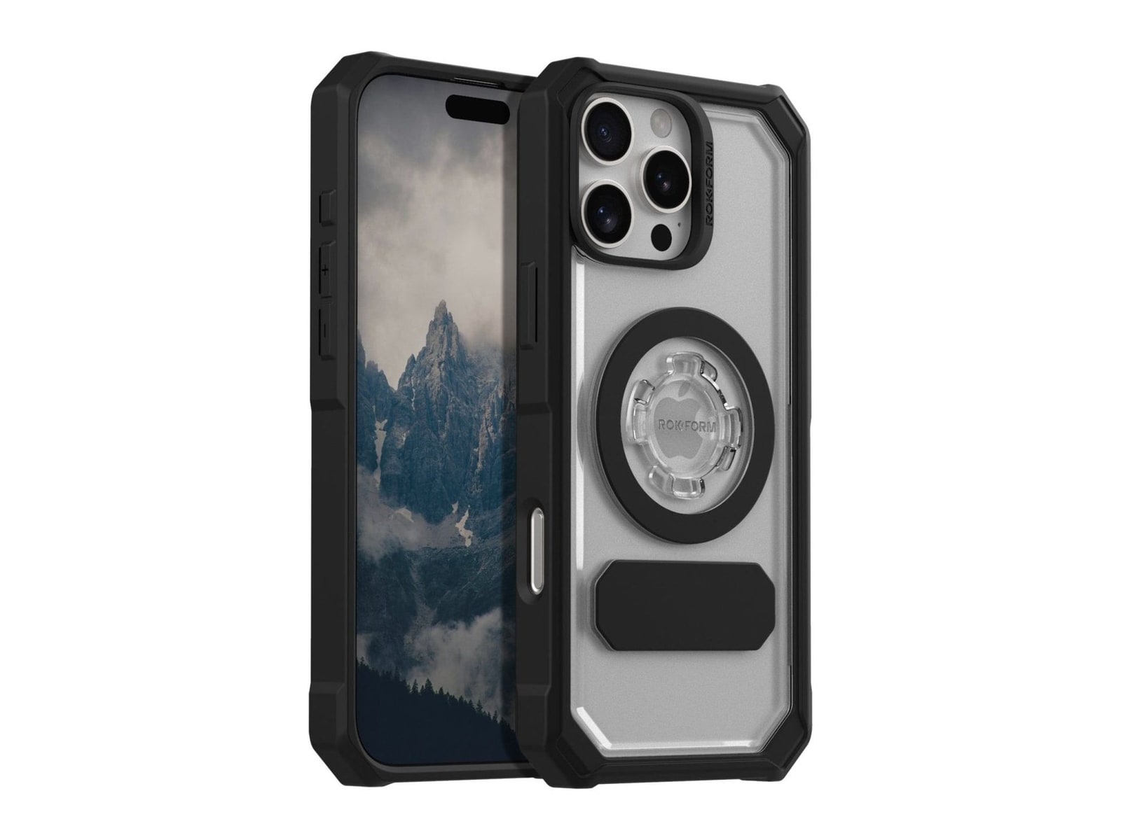 Rokform - iPhone 16 Pro Max Crystal Case - Clear/Black