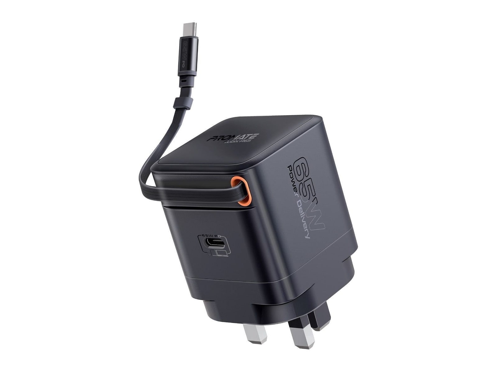 Promate - Cubix-R65 Wall Chargers - Black