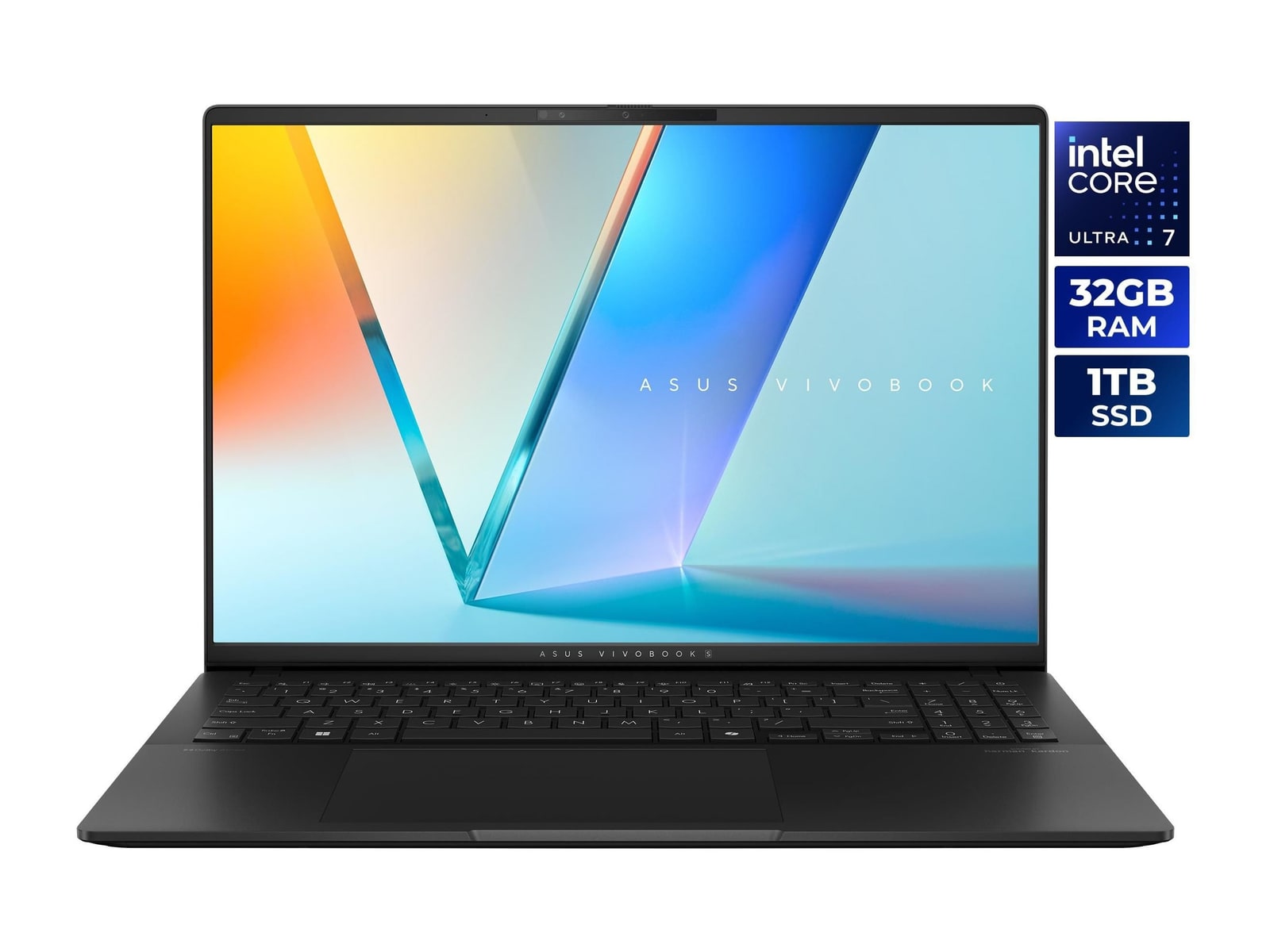 ASUS - Vivobook S16 S5606CA-NS79 16" - Intel Core Ultra 7 255H chip - 32GB Memory - 1TB SSD - Neutral Black