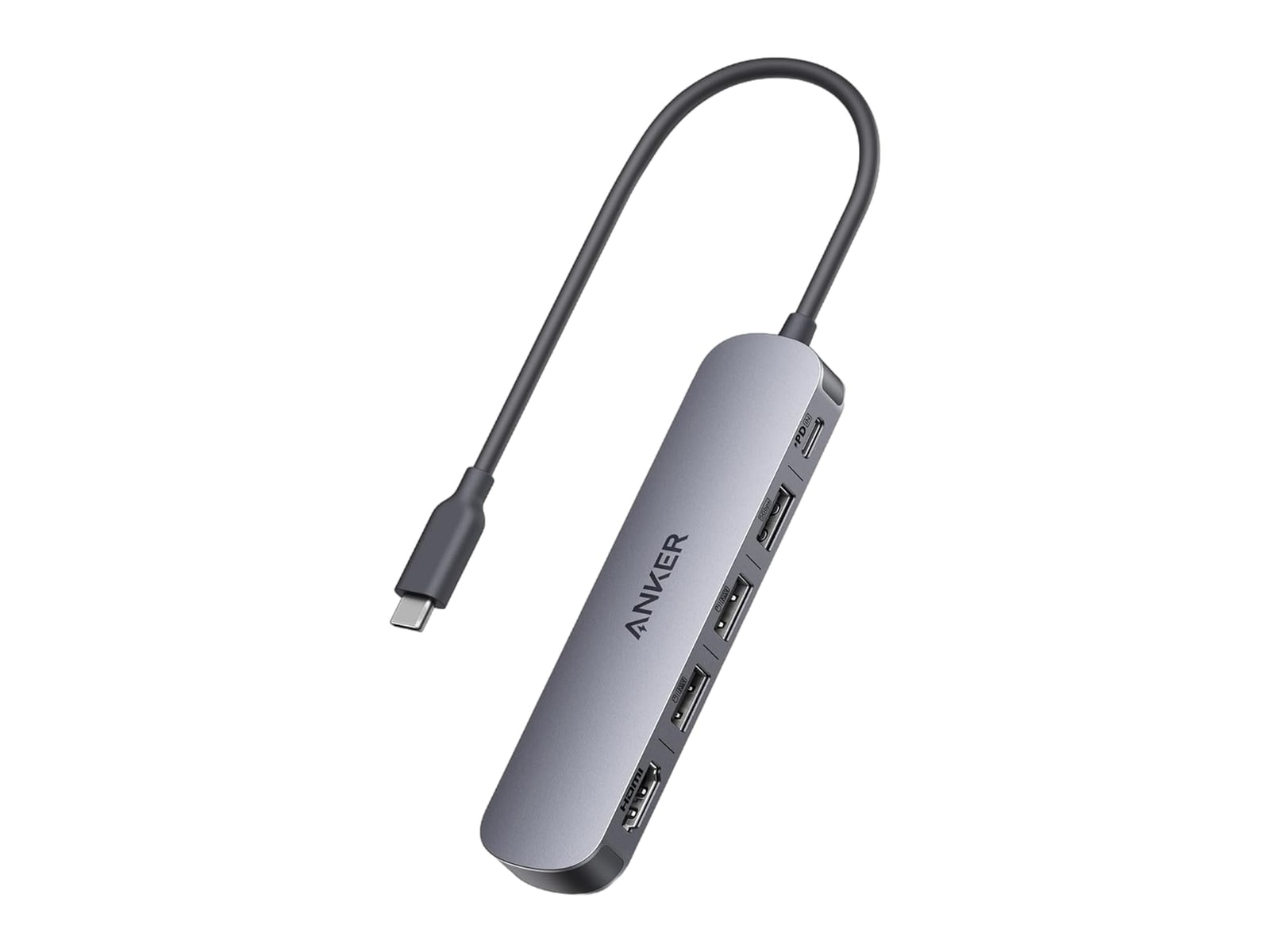 Anker - USB-C Hub (5-in-1, 4K HDMI) USB Hubs
