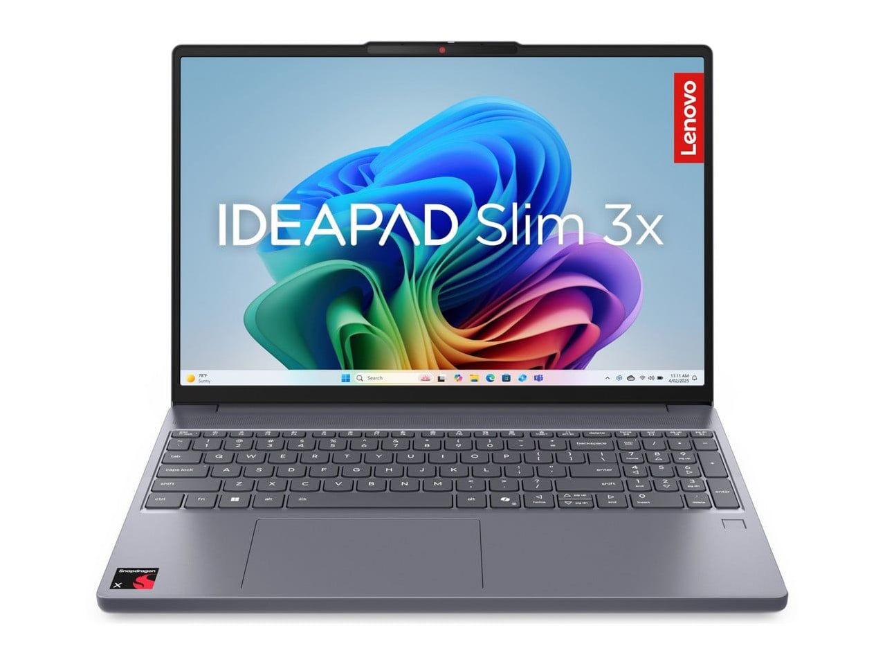 Lenovo - IdeaPad Slim 3 15Q8X10 Copilot+ PC 15.3" - Snapdragon X1-26-100 chip - 16GB Memory - 256GB SSD - Gray