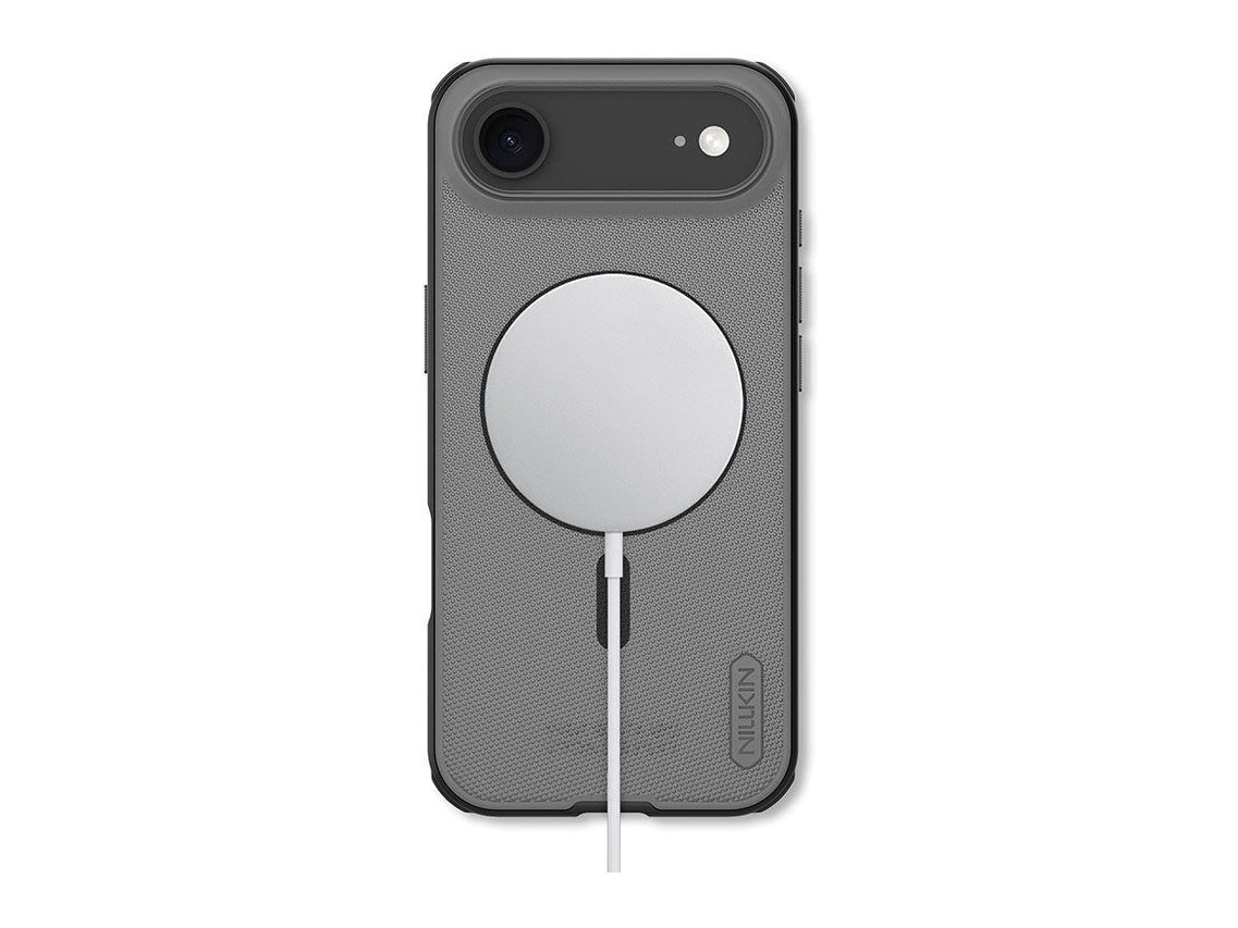 Nillkin - MagSafe Compatible Super Frosted Shield Pro Case - iPhone Air - Translucent Black