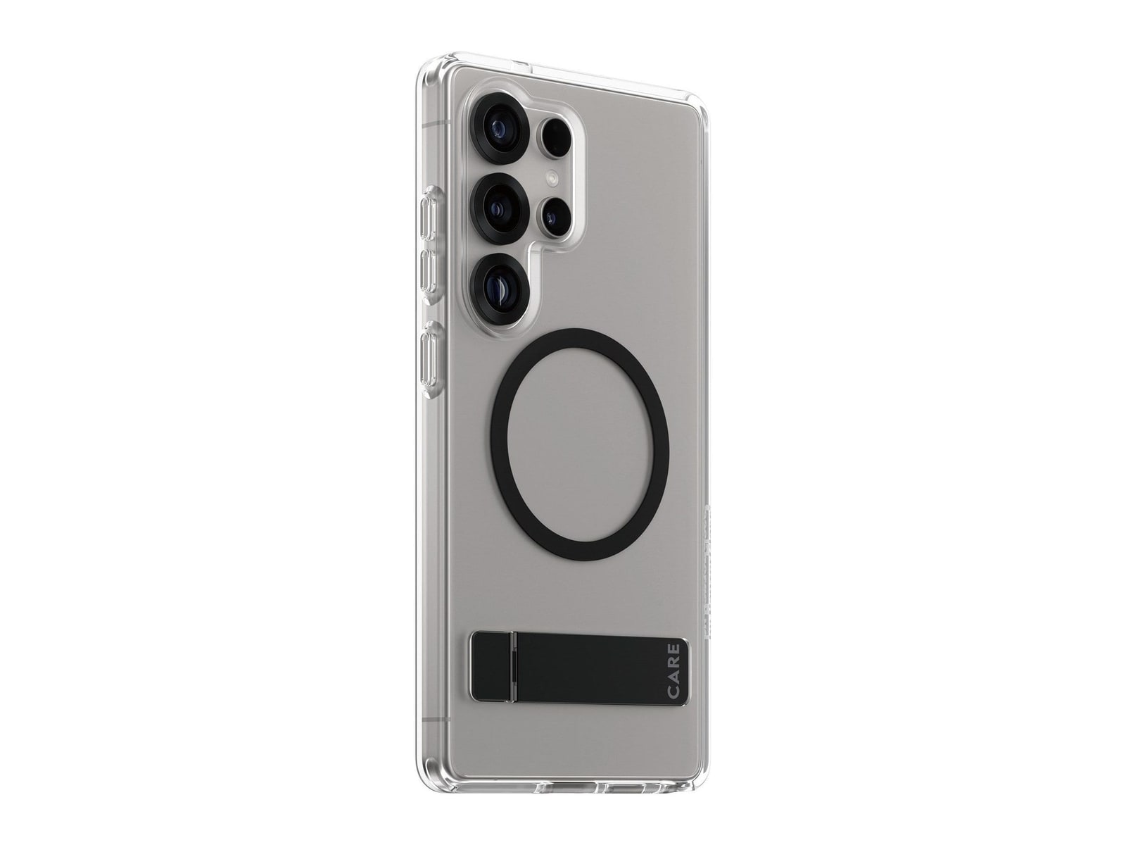 PanzerGlass - CARE Kickstand Case Transparent w. Qi Samsung Galaxy S25 Ultra