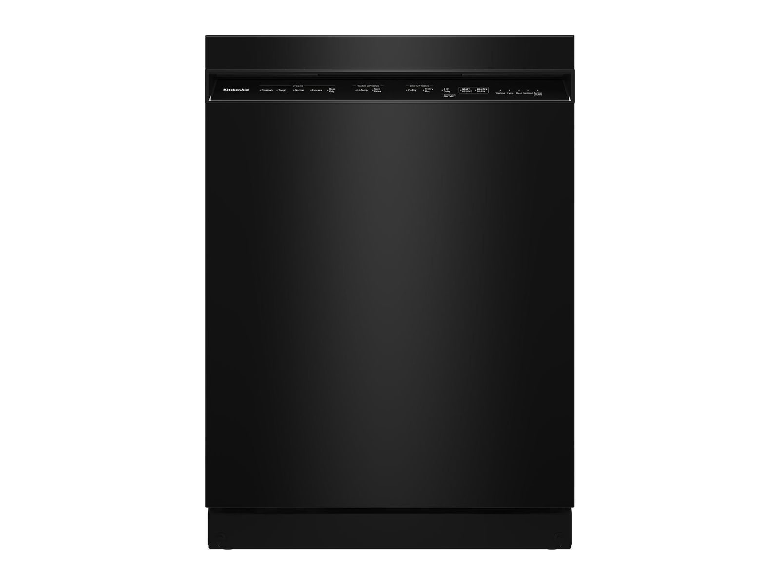 KitchenAid - Dishwasher with Third Level Utensil Rack 24-Inch Black Dishwashers