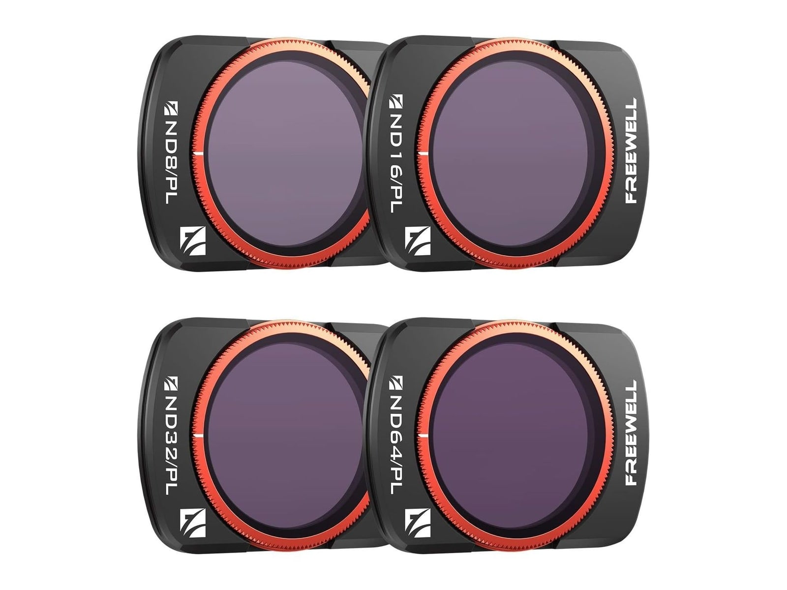 Freewell - DJI Osmo Pocket 4/3/Xtra Muse Filters Bright Day 4Pack Camera Accessories