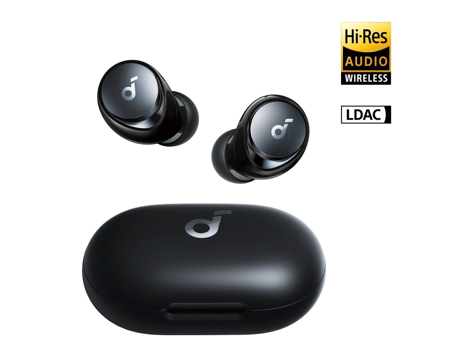Soundcore - Space A40 Bluetooth True Wireless Earbuds - Black