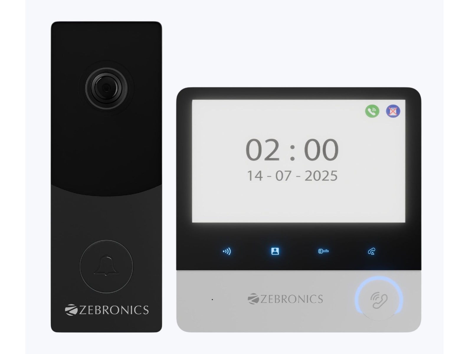 Zebronics - Zeb VDP7200MIV Video Doorbells