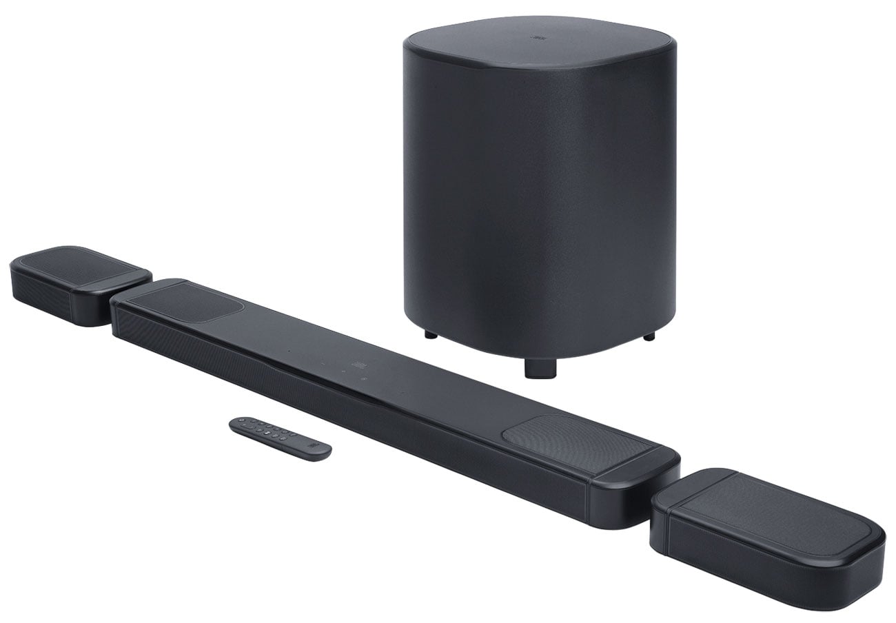 JBL - Bar 1000MK2 Wi-Fi, Bluetooth 5.3 Soundbars - Black