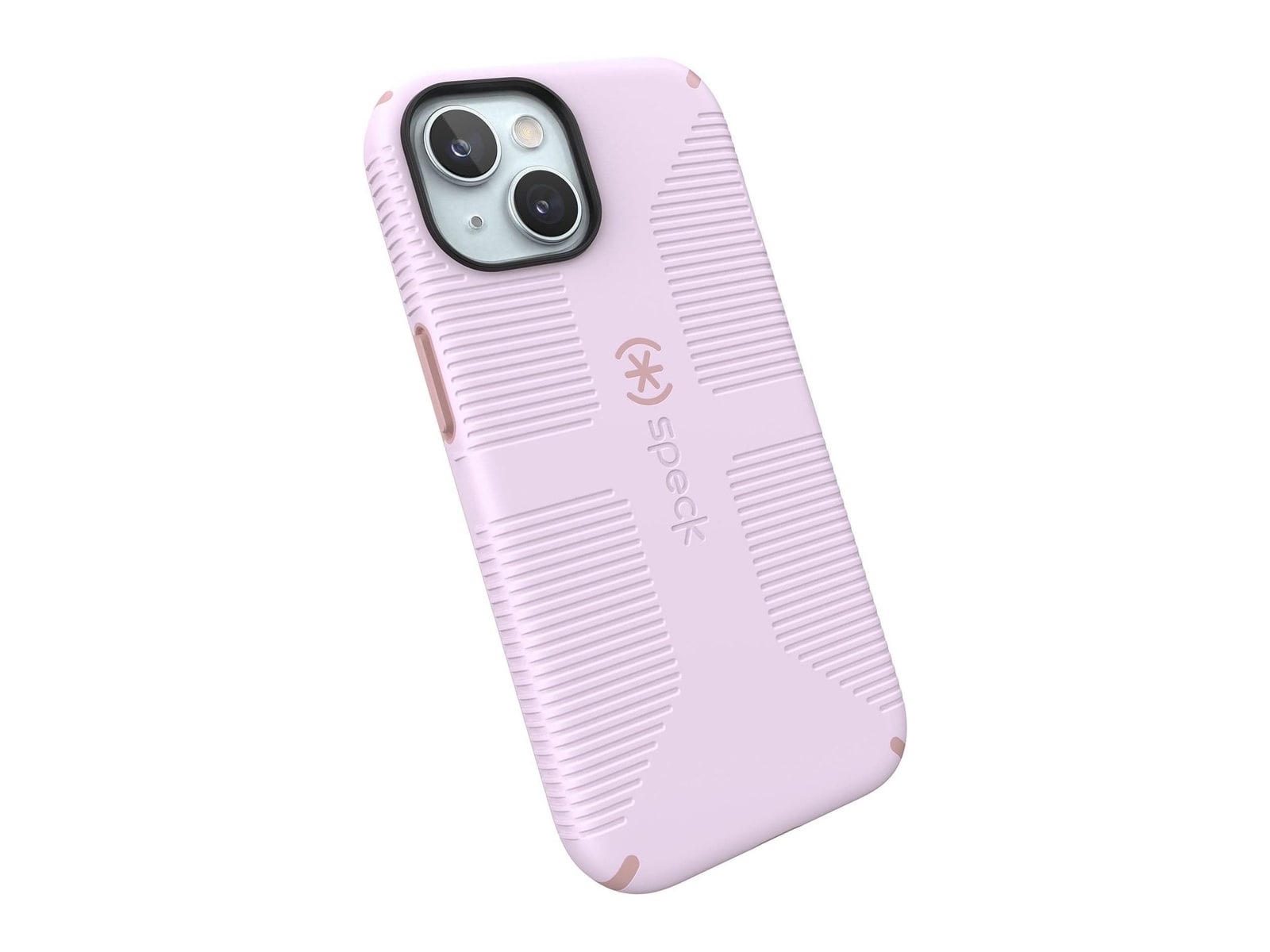 Speck - CandyShell Grip MagSafe - iPhone 15 - Soft Lilac/Carnation Petal