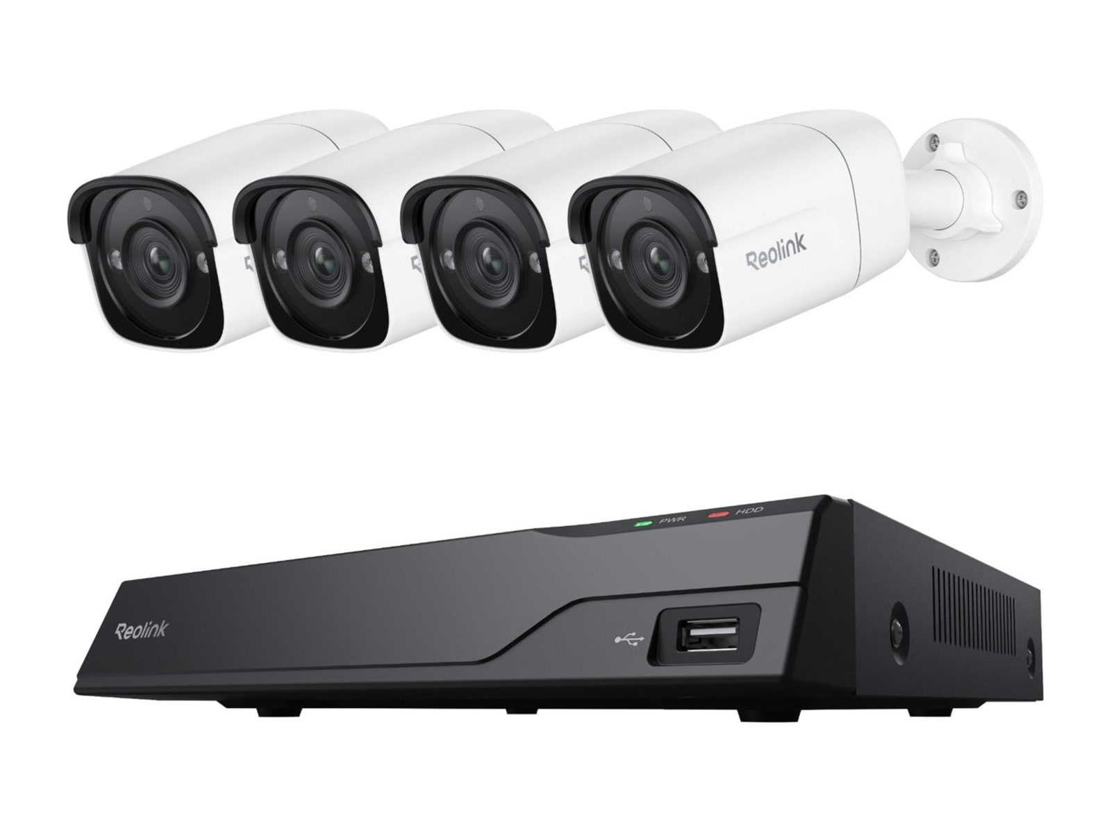 Reolink - NVS8-5MB4 8-Channel NVR Kit with 4 Cameras Security Cameras