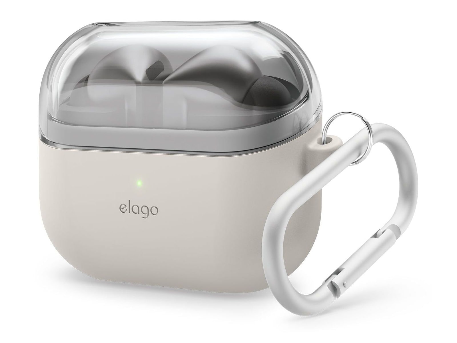 elago - Duo Hang Case - Galaxy Buds 3 / 3 Pro / 3 FE - Stone