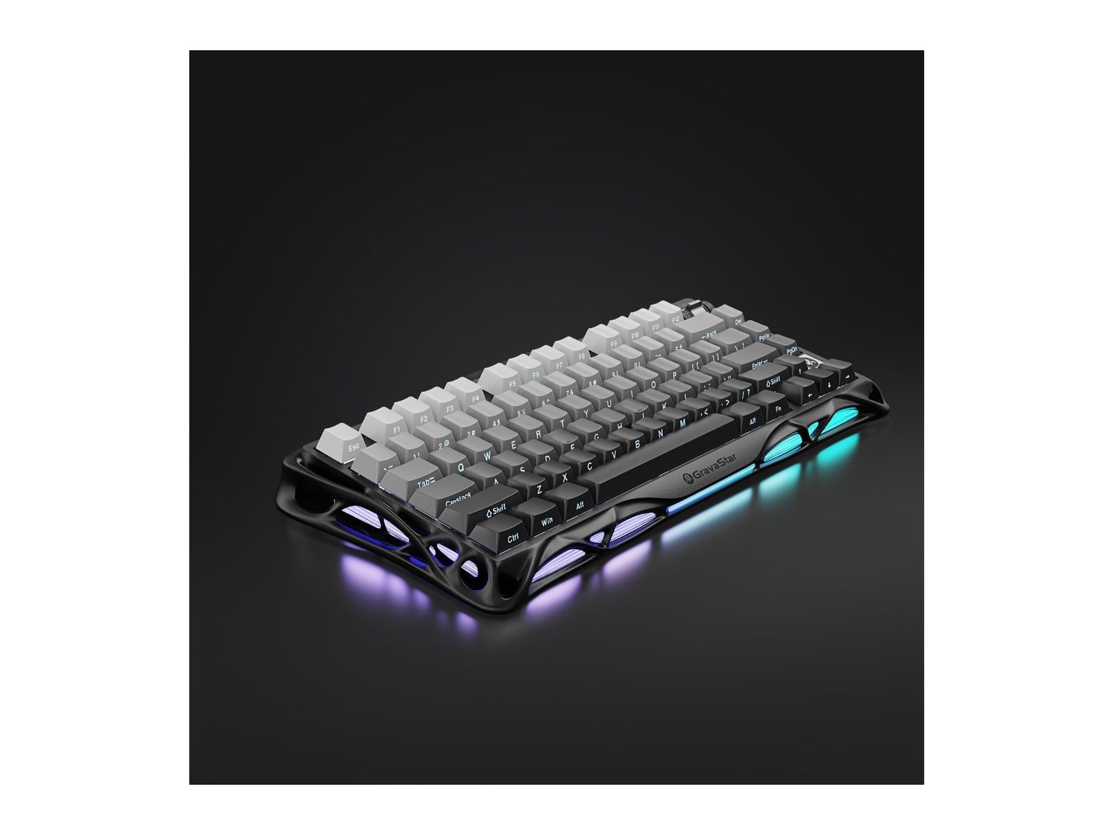 GravaStar - Mercury K1 Mechanical Keyboards - Gradient Black
