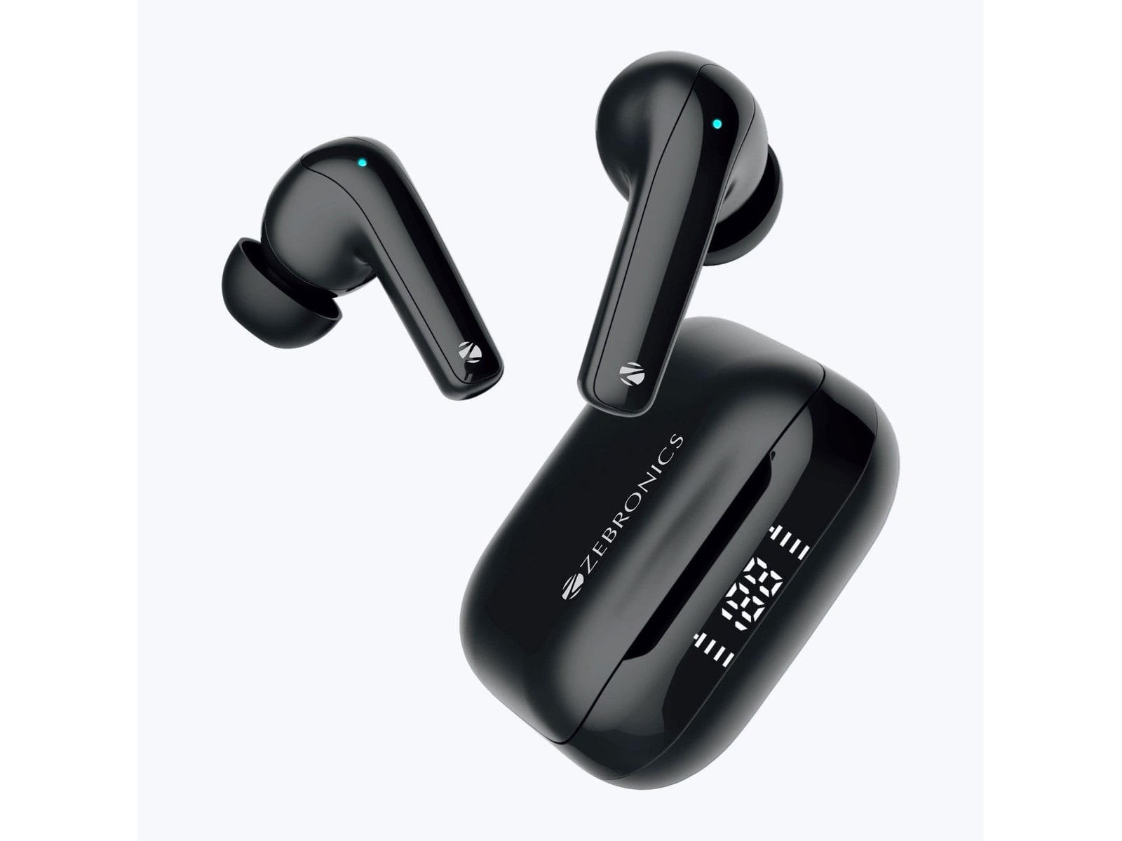 Zebronics - Zeb Pods K2 True Wireless Earbuds - Black