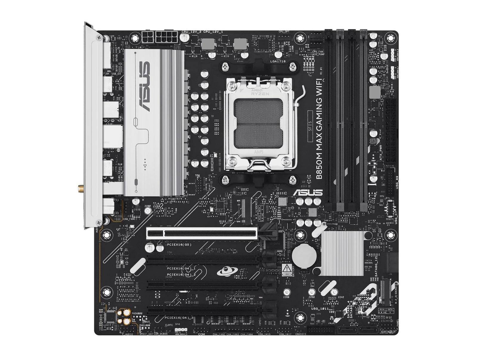 ASUS - B850M MAX Gaming WiFi Motherboards