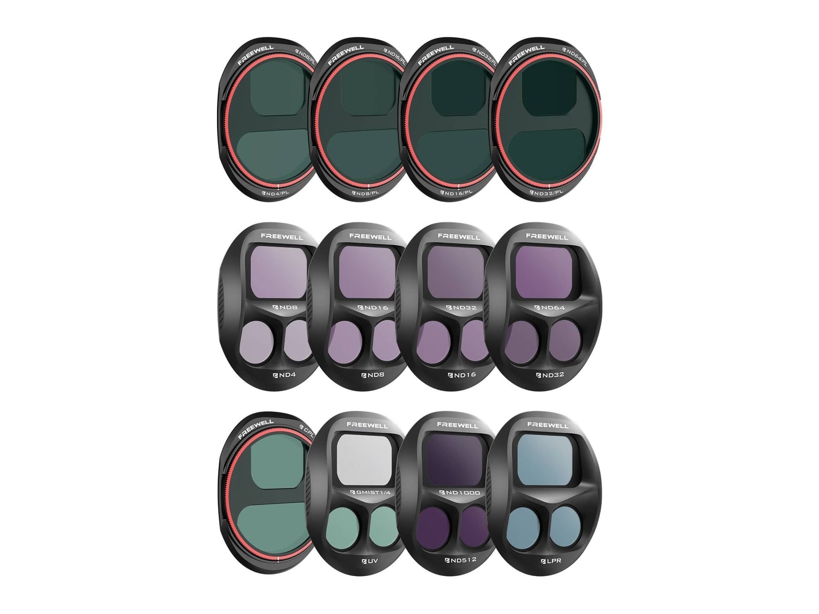 Freewell - DJI Mavic 4 Pro Filters Mega 12 Pack Camera Accessories