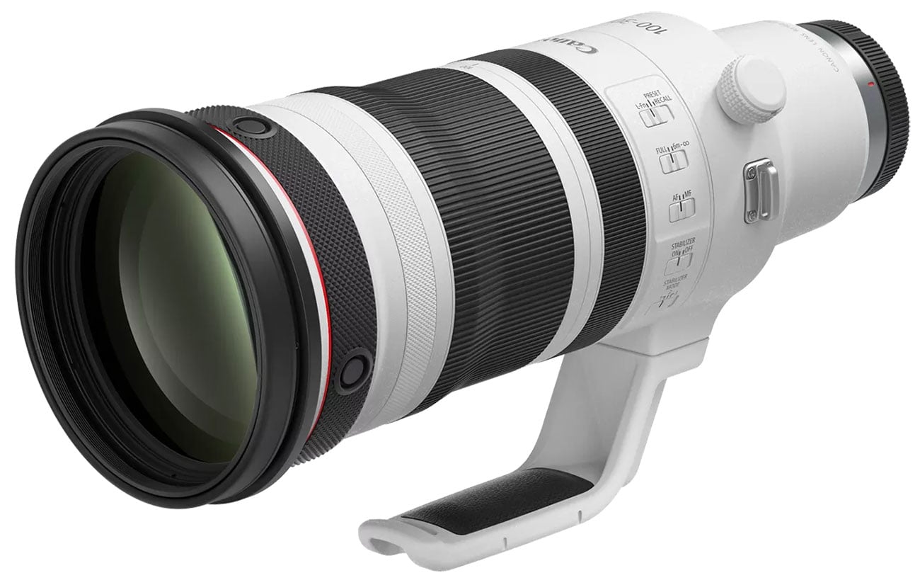 Canon - RF100-300mm F2.8 L IS USM Camera Lenses - White