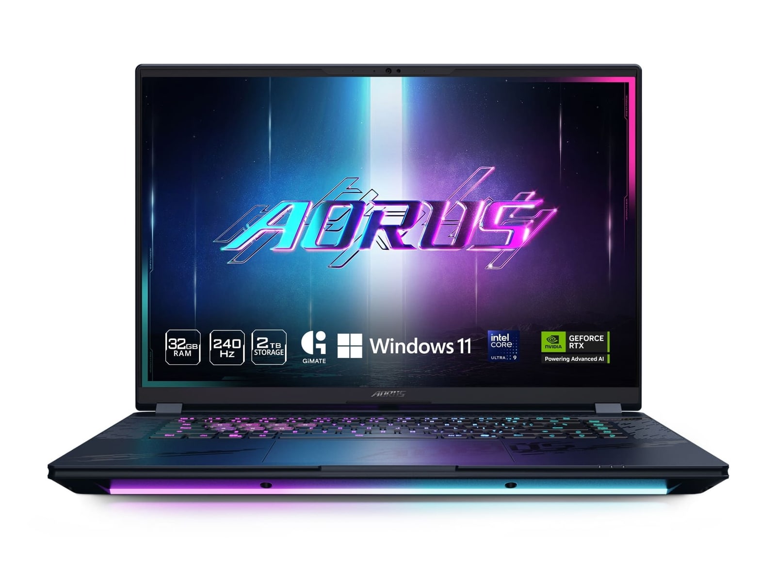 Gigabyte - AORUS MASTER 16 BZHC6USE65SH 16" - Intel Core Ultra 9 275HX chip - 32GB Memory - 2TB SSD - Dark Tide