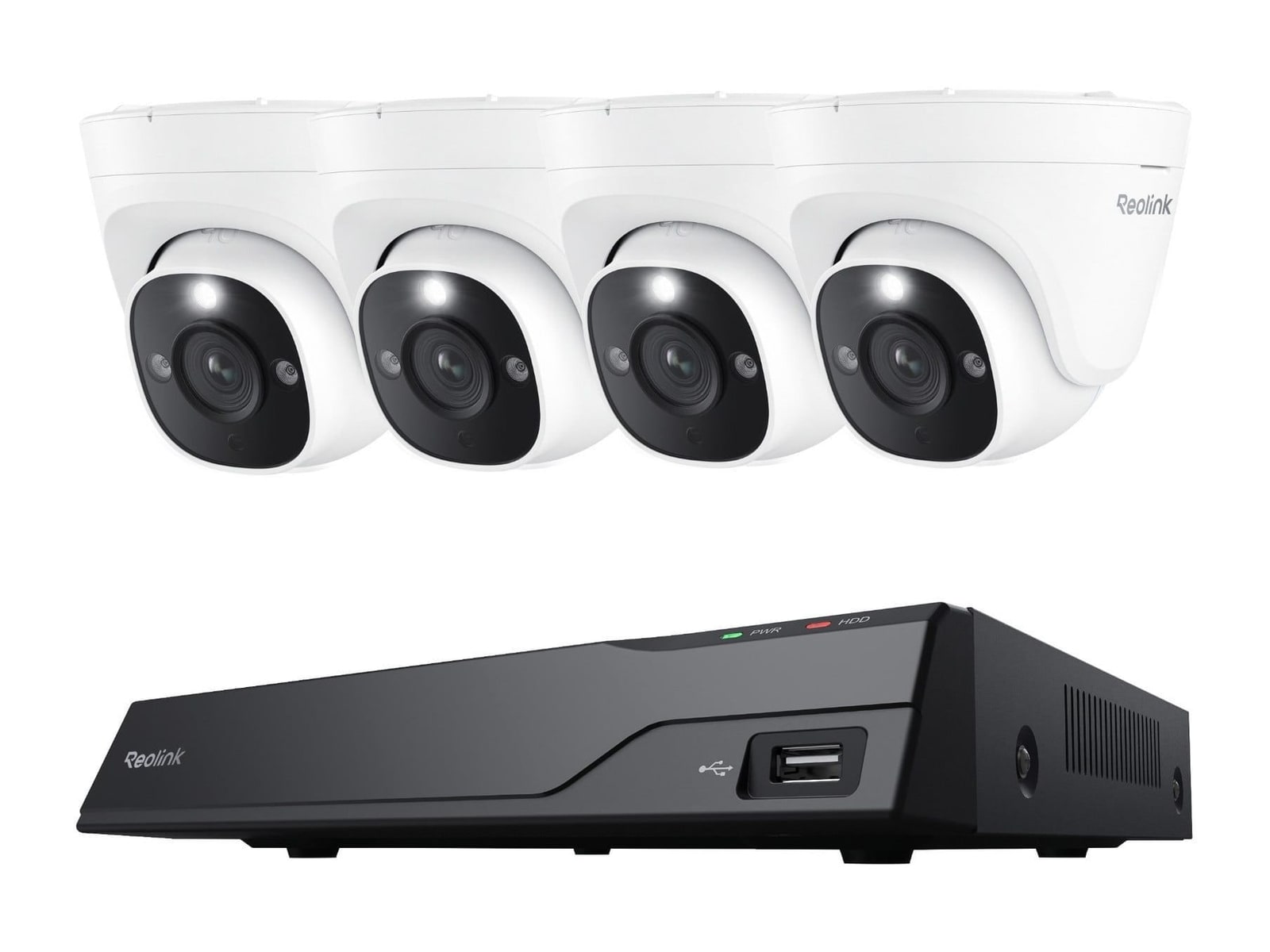 Reolink - NVS8-8MD4 4K PoE 8-Channel NVR System Security Cameras