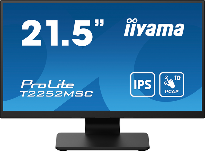 iiyama - 21.5" ProLite T2252MSC-B2 Full HD 60Hz Touch Screen Monitors