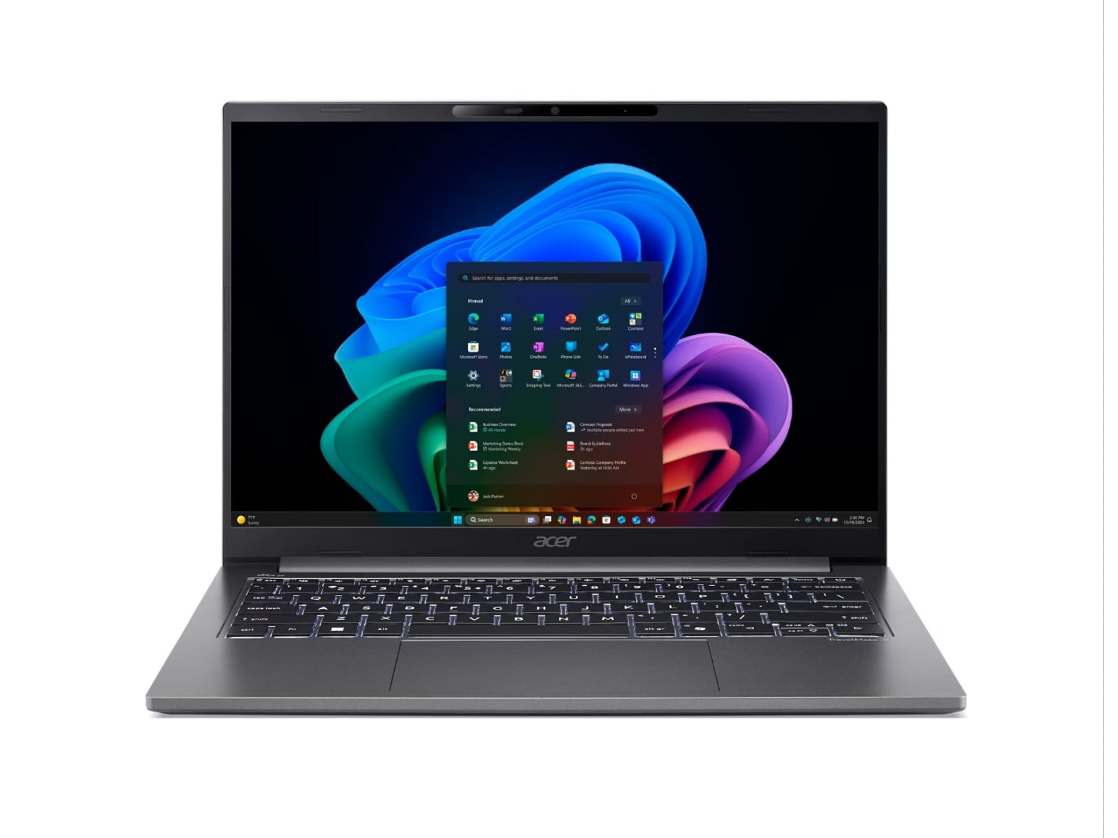 Acer - TravelMate TMX414-51- TCO-55EX 14" - Intel Core Ultra 5 226V chip - 16GB Memory - 512GB SSD - Black