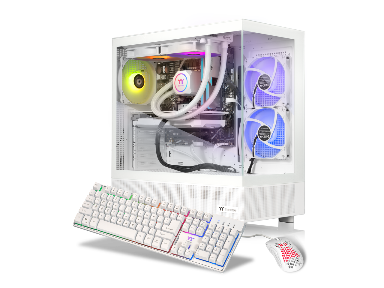 Thermaltake - View 7896XS-270 - AMD Ryzen 7 7800X3D chip - 32GB Memory - 1TB SSD - White