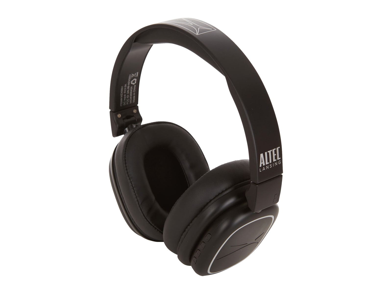 Altec Lansing - NanoPhones ANC 2.0 Bluetooth Noise Cancelling Headphones - Black