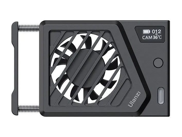 Ulanzi - CA25 Camera Cooling Fan Camera Accessories - Black