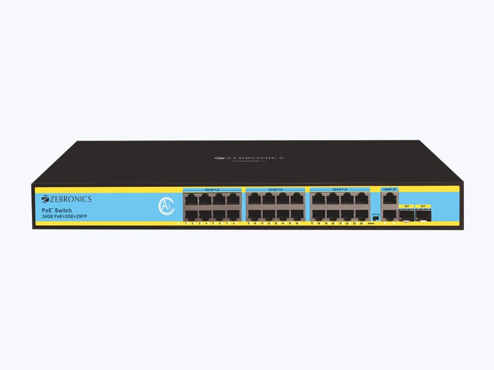Zebronics - Zeb 24PG2UG2UF 300 - 24 Port POE Switch PoE Switches