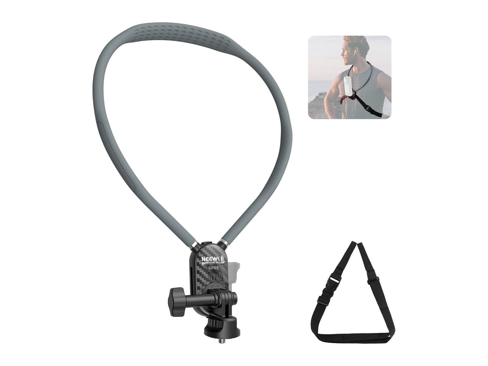 Neewer - GP49 Neck Mount For Action Cameras Camera Accessories