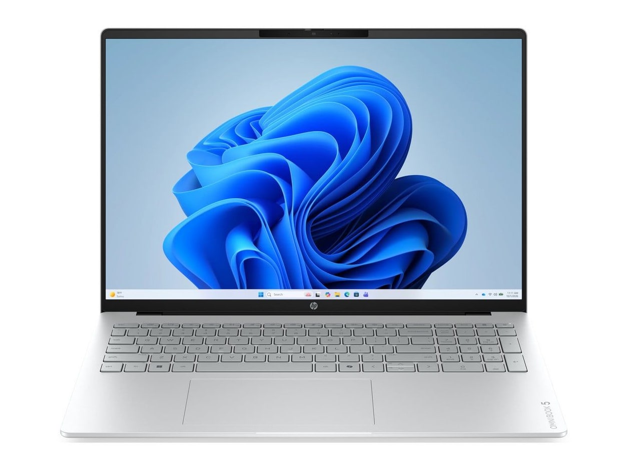 HP - OmniBook 5 16-bp0015nlx 16" - AMD Ryzen AI 5 330 chip - 16 GB Memory - 512 GB SSD - Silver