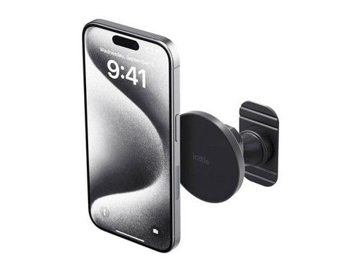 iOttie - iTap 3 MagSafe Compatible Car Flush Mount with Magnetic Ring Adapter - Black