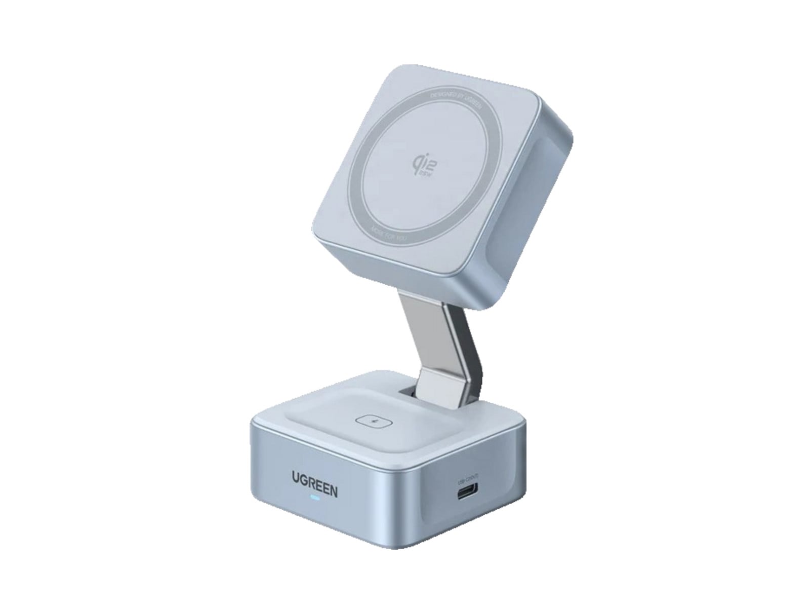 UGREEN - 2-in-1 Magnetic Wireless Charger 35W Blue Wireless Chargers