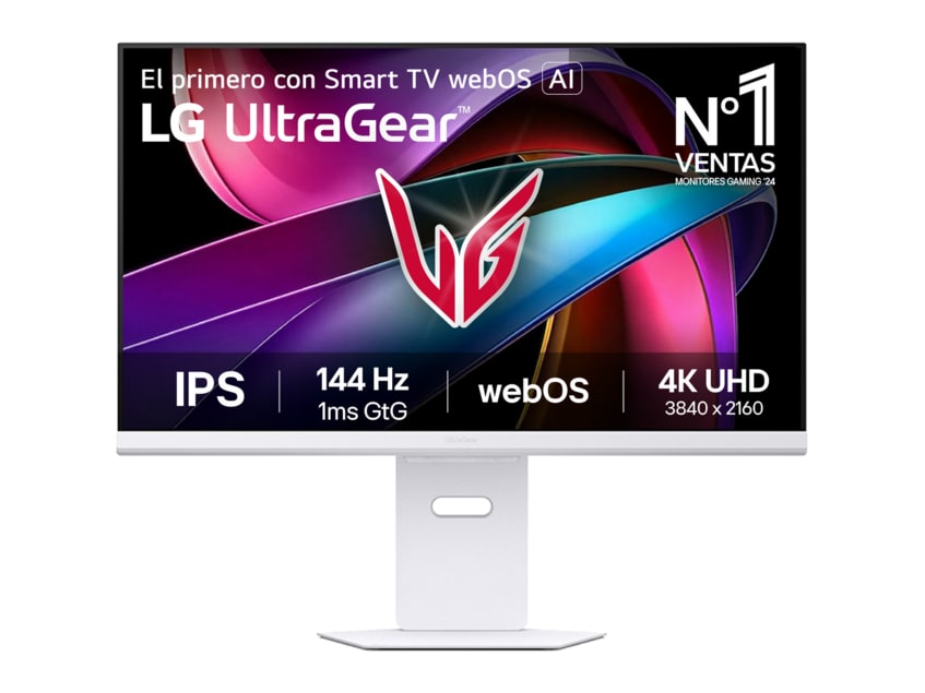 LG - 32" 32G810SA-W 4K UHD 144Hz Gaming Monitors - White